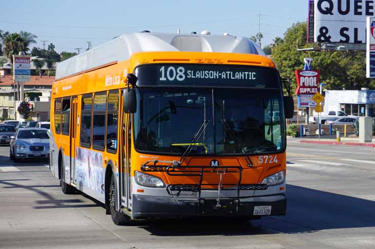 Metro LA New Flyer Xcelsior XN40 5724